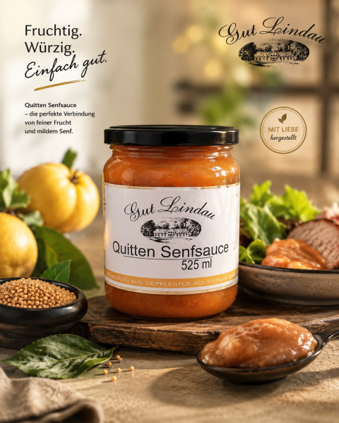 Quitten Senfsauce 525ml